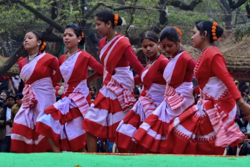 jhumur dance of assam